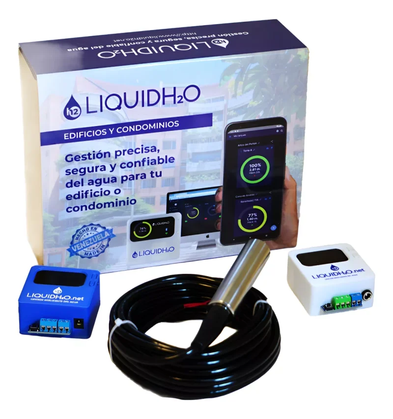 ⁠LiquidH2O Residencial 2. (2 x IoT + 2 x plan anual)